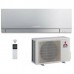 Кондиционер Mitsubishi Electric DESIGN MSZ-EF25VGKW инверторный белый, черный, серебрянный